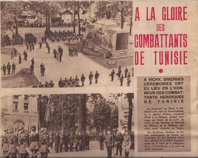 Des Pieds-Noirs supplétifs des nazis : la Phalange Africaine.