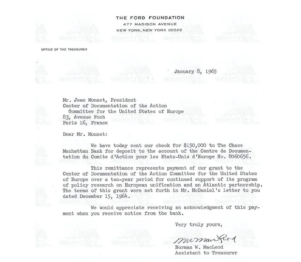 La Ford Foundation, paravent de la CIA.
