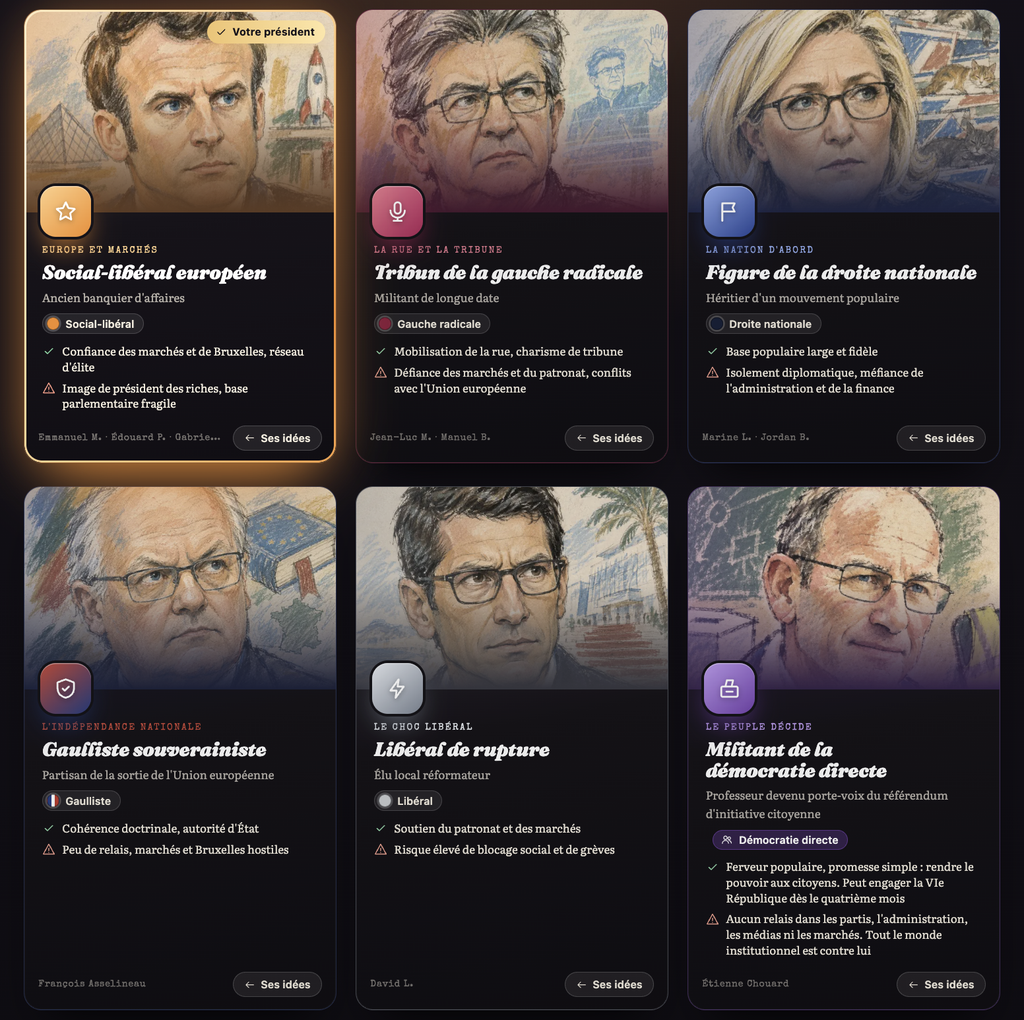 Le Pouvoir à Portée de Clavier : Incarnez le Président dans notre jeu de Simulation par IA !